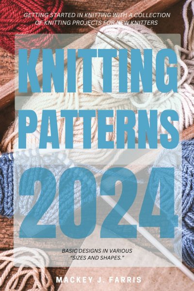 'Cover von Knitting Patterns 2024:'-Cover