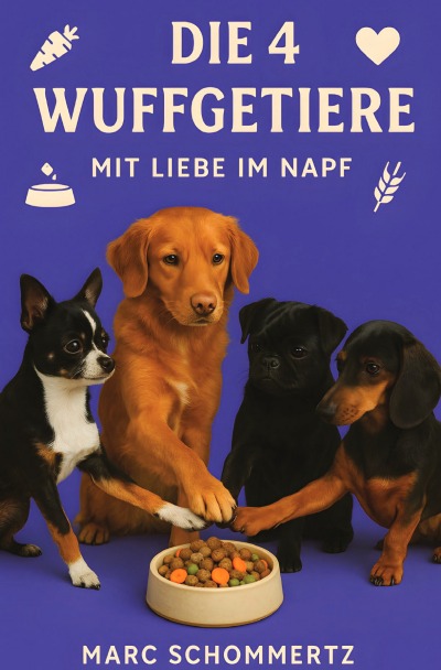 'Cover von Die 4 Wuffgetiere – Mit Liebe im Napf'-Cover