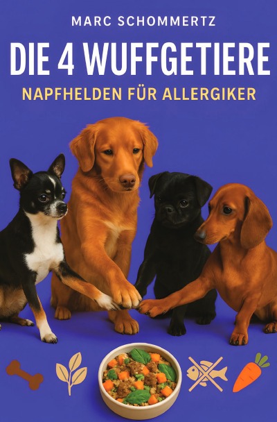 'Cover von Die 4 Wuffgetiere – Napfhelden für Allergiker'-Cover