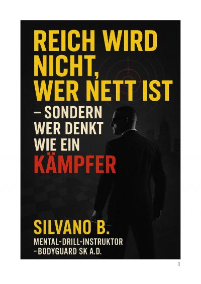 'Cover von „Reich wird nicht, wer nett ist – sondern wer denkt wie ein Kämpfer“'-Cover