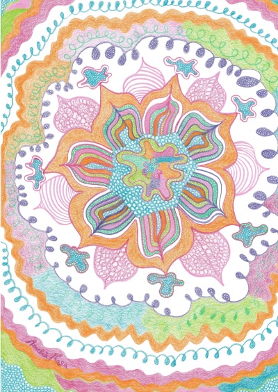 'Cover von Zeichenbuch DIN A4 mit dem Mandala: Voller Wunder'-Cover