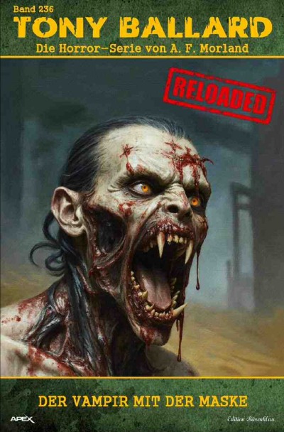 'Cover von Tony Ballard – Reloaded, Band 236: Der Vampir mit der Maske'-Cover