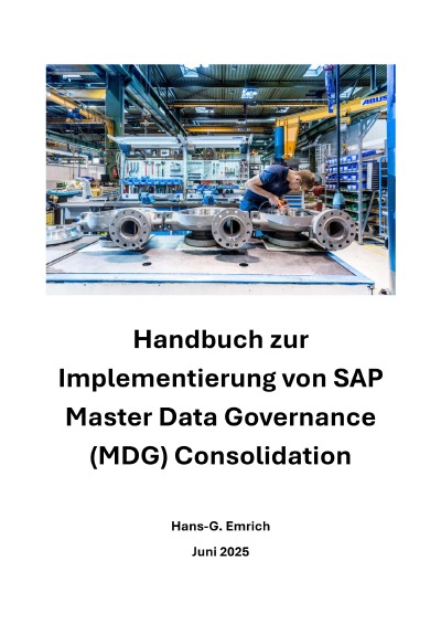 'Cover von Handbuch zur Implementierung von SAP Master Data Governance (MDG) Consolidation'-Cover