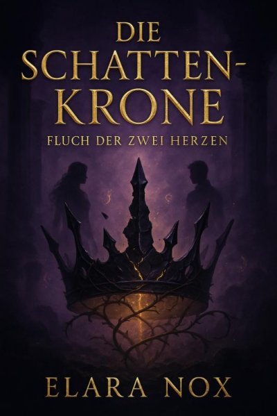 'Cover von „Die Schattenkrone – Fluch der zwei Herzen“'-Cover