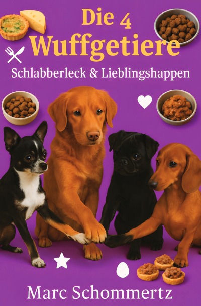 'Cover von Die 4 Wuffgetiere – Schlabberleck & Lieblingshappen'-Cover