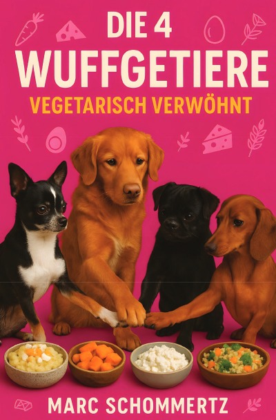 'Cover von Die 4 Wuffgetiere – Vegetarisch verwöhnt'-Cover