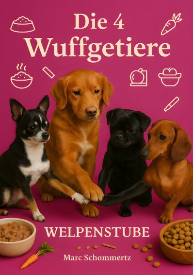 'Cover von Die 4 Wuffgetiere – Welpenstube'-Cover