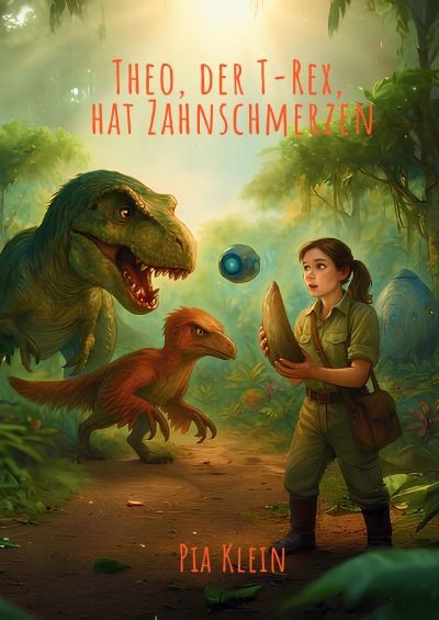 'Cover von Theo, der T-Rex, hat Zahnschmerzen'-Cover