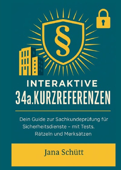 'Cover von 34a GewO – Inaktive Kurzreferenzen'-Cover