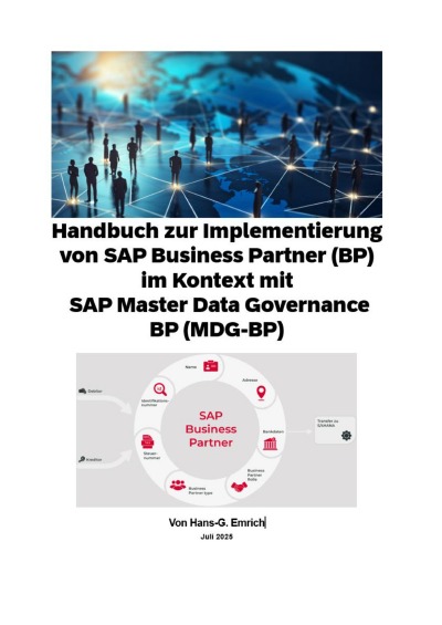 'Cover von Handbuch zur Implementierung von SAP Business Partner (BP) im Kontext mit  SAP Master Data Governance BP (MDG-BP)'-Cover