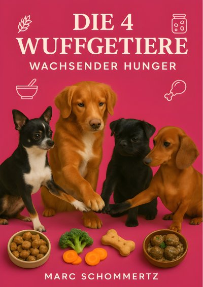 'Cover von Die 4 Wuffgetiere – Wachsender Hunger'-Cover