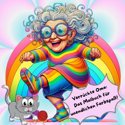 'Cover von Verrückte Oma: Das Malbuch für unendlichen Farbspaß!'-Cover