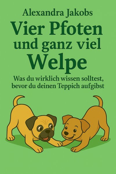 'Cover von vier Pfoten und ganz viel Welpe'-Cover