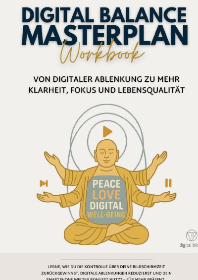 'Cover von Workbook Digital Balance Masterplan'-Cover