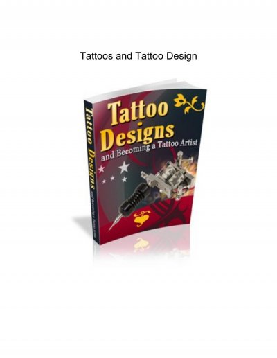 'Cover von Tattoos und Tattoo Design. Tattoo Designs und ein Tattoo Künstler werden.'-Cover