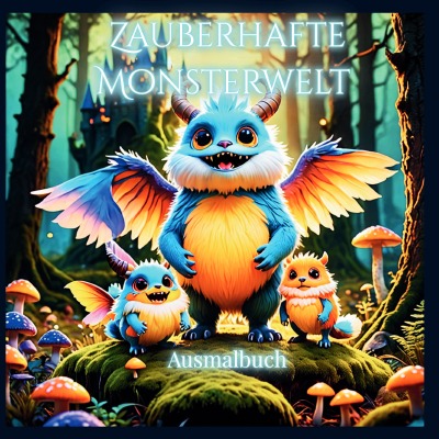 'Cover von Fabelhafte Monsterwelten – Verrückte Kreaturen & bunte Fantasie'-Cover