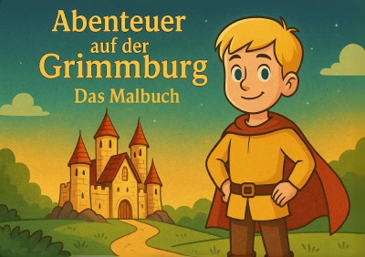 'Cover von Abenteuer auf der Grimmburg das Malbuch'-Cover