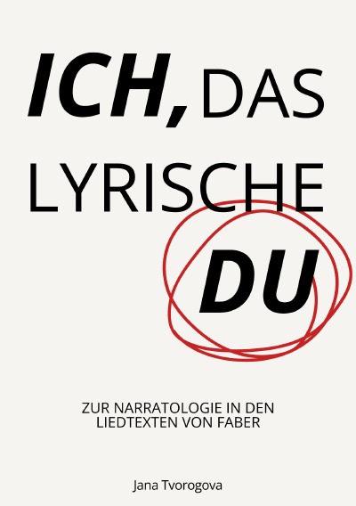 'Cover von Ich, das lyrische Du'-Cover