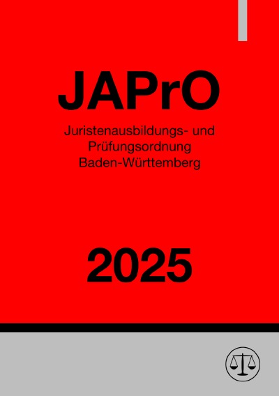 'Cover von Juristenausbildungs- und Prüfungsordnung – JAPrO 2025'-Cover