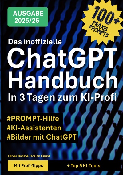'Cover von Das inoffizielle ChatGPT-Handbuch – in 3 Tagen zum KI-Profi'-Cover