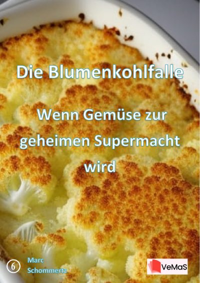 'Cover von Die Blumenkohlfalle – Wenn Gemüse zur geheimen Supermacht wird'-Cover