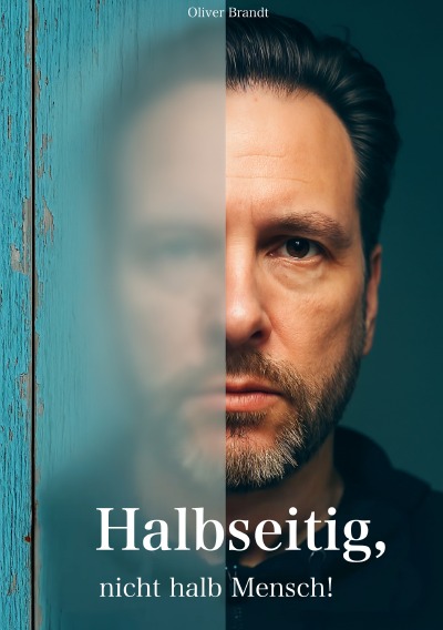 'Cover von Halbseitig, nicht halb Mensch!'-Cover