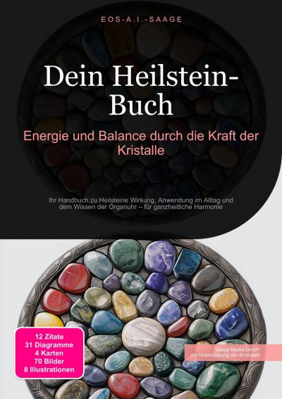 'Cover von Dein Heilstein-Buch: Energie und Balance durch die Kraft der Kristalle'-Cover