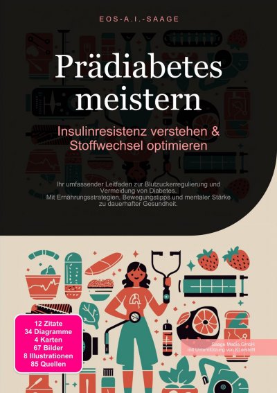 'Cover von Prädiabetes meistern: Insulinresistenz verstehen & Stoffwechsel optimieren'-Cover