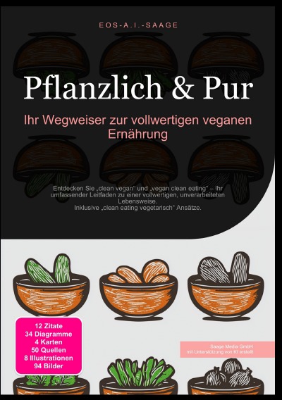 'Cover von Pflanzlich & Pur: Ihr Wegweiser zur vollwertigen veganen Ernährung'-Cover