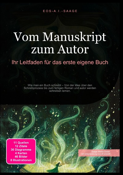 'Cover von Vom Manuskript zum Autor: Ihr Leitfaden für das erste eigene Buch'-Cover