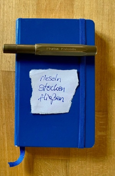 'Cover von Rieseln stocken fließen'-Cover