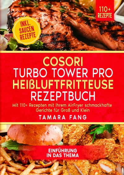 'Cover von COSORI Turbo Tower Pro Heißluftfritteuse Rezeptbuch'-Cover