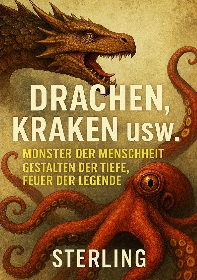 'Cover von Drachen, Kraken usw. I Monster der Menschheit I Gestalten der Tiefe, Feuer der Legende'-Cover