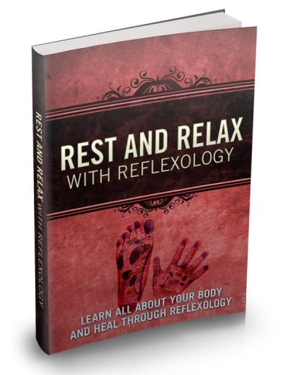 'Cover von Ruhe und Entspannung mit der Reflexzonenmassage. Lernen Sie alles über ihren Körper und heilen Sie durch Reflexzonenmassage.'-Cover