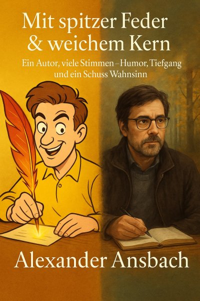 'Cover von Mit spitzer Feder & weichem Kern'-Cover