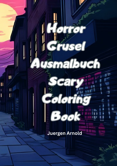 'Cover von Horror Scary Coloring Book'-Cover