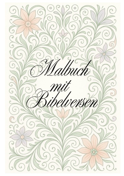 'Cover von Malbuch mit Bibelversen'-Cover