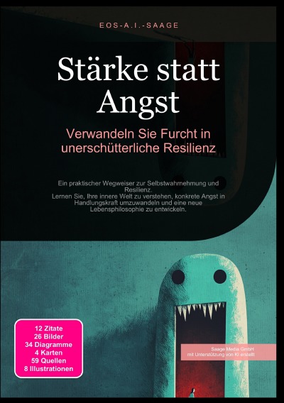 'Cover von Stärke statt Angst: Verwandeln Sie Furcht in unerschütterliche Resilienz'-Cover