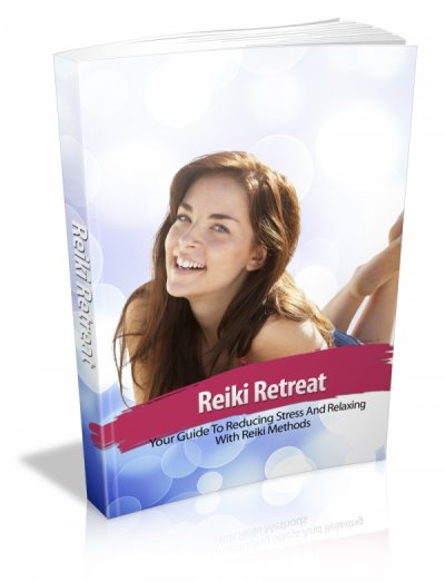 'Cover von Reiki Retreat – Reiki Rückzug. Ihr Leitfaden zum Stressabbau und Entspannen mit Reiki Methoden.'-Cover