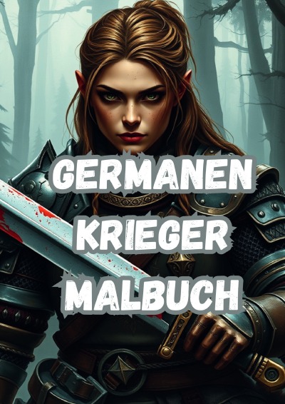 'Cover von Germanen Krieger Malbuch'-Cover
