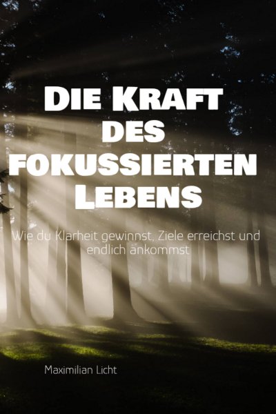 'Cover von Die Kraft des fokussierten Lebens Wie du Klarheit gewinnst, Ziele erreichst und endlich ankommst Ein Praxisbuch für alle, die mehr vom Wesentlichen wollen'-Cover