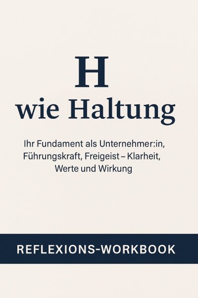'Cover von Reflexions-Workbook: Der Haltungs-Kompass'-Cover