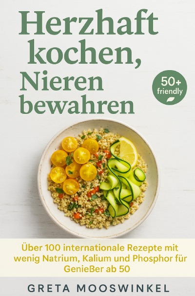 'Cover von Herzhaft kochen, Nieren bewahren'-Cover
