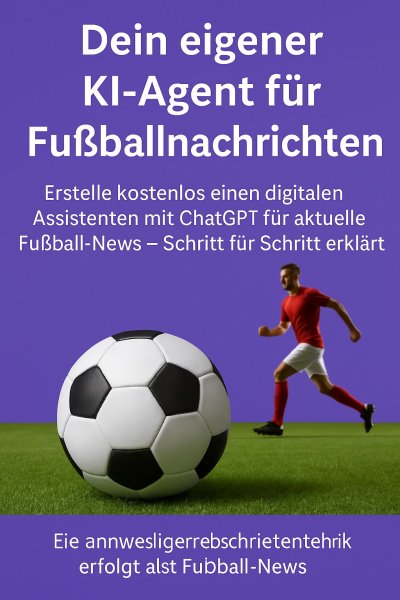 'Cover von Dein eigener KI-Agent für Fußballnachrichten'-Cover