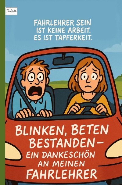 'Cover von Fahrlehrer sein ist keine Arbeit.  Es ist Tapferkeit.'-Cover