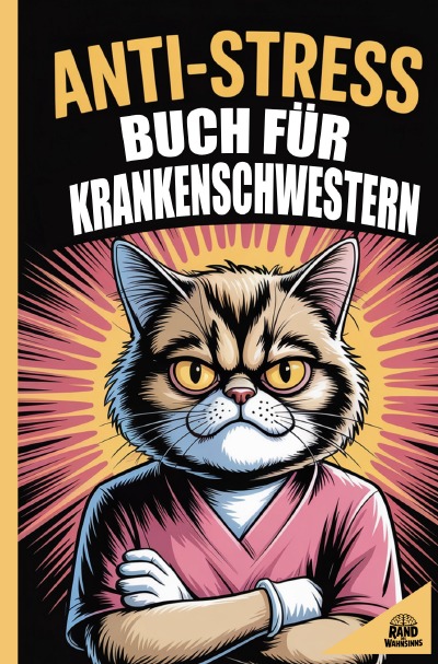 'Cover von Anti-Stress Buch für Krankenschwesterm'-Cover