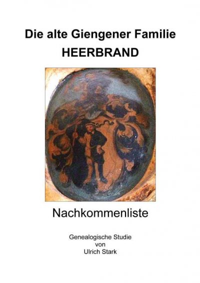 'Cover von Die alte Giengener Familie HEERBRAND'-Cover