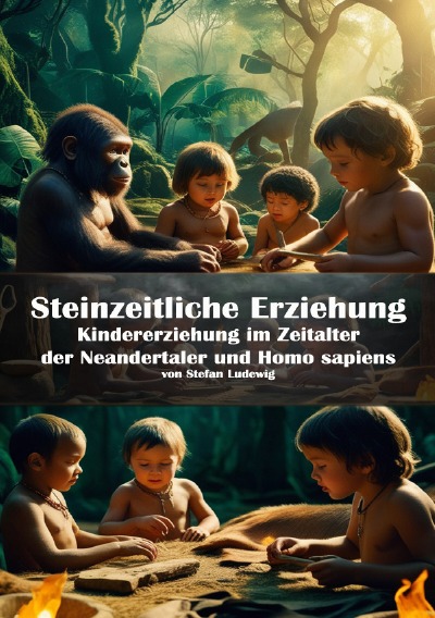 'Cover von Steinzeitliche Erziehung I Kindererziehung im Zeitalter der Neandertaler und Homo sapiens'-Cover