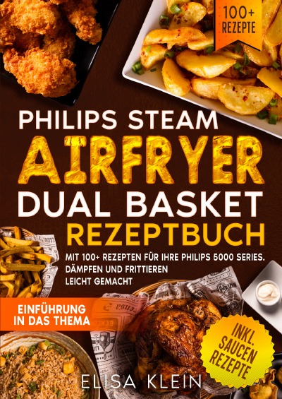 'Cover von Philips Steam Airfryer Dual Basket Rezeptbuch'-Cover