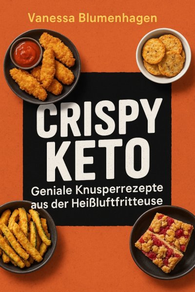 'Cover von Crispy Keto – Geniale Knusperrezepte aus der Heißluftfritteuse'-Cover